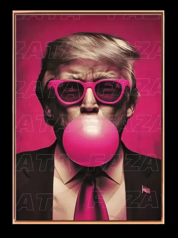 Dristigt Berømtheds Boble Portræt