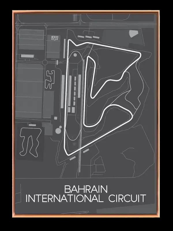 Formula 1 Bahrain Baneplakat