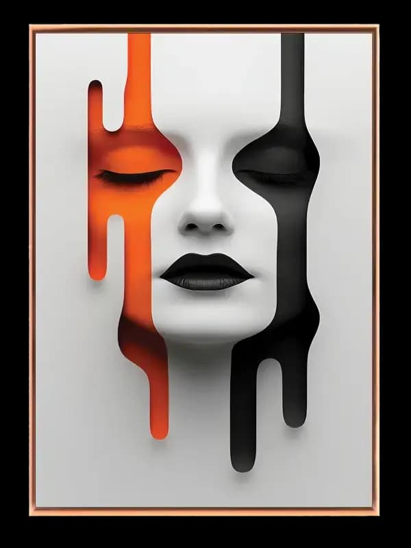 Duality Melt Face Plakat