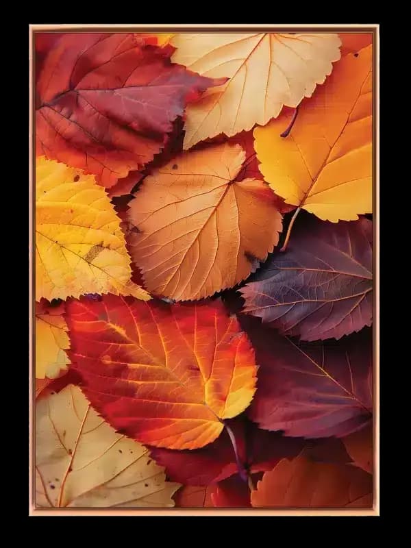 Efterårsblade i Fokus Plakat