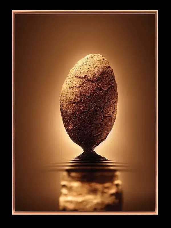 Sprukken Frøhylster Glød Plakat