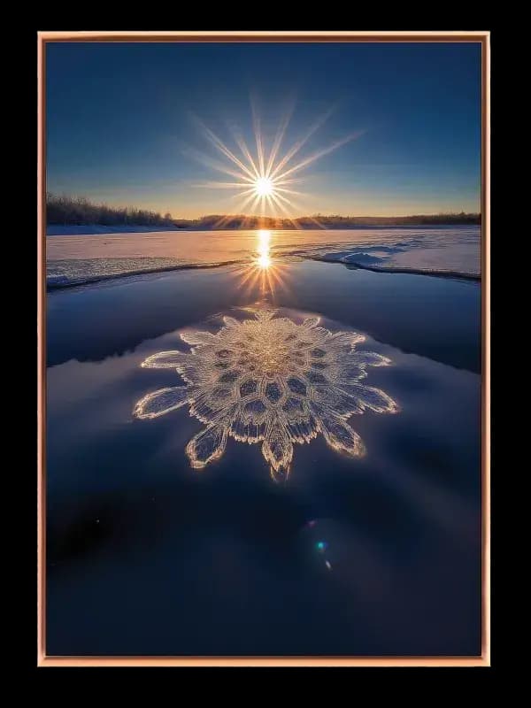 Solens Iskrystal Plakat