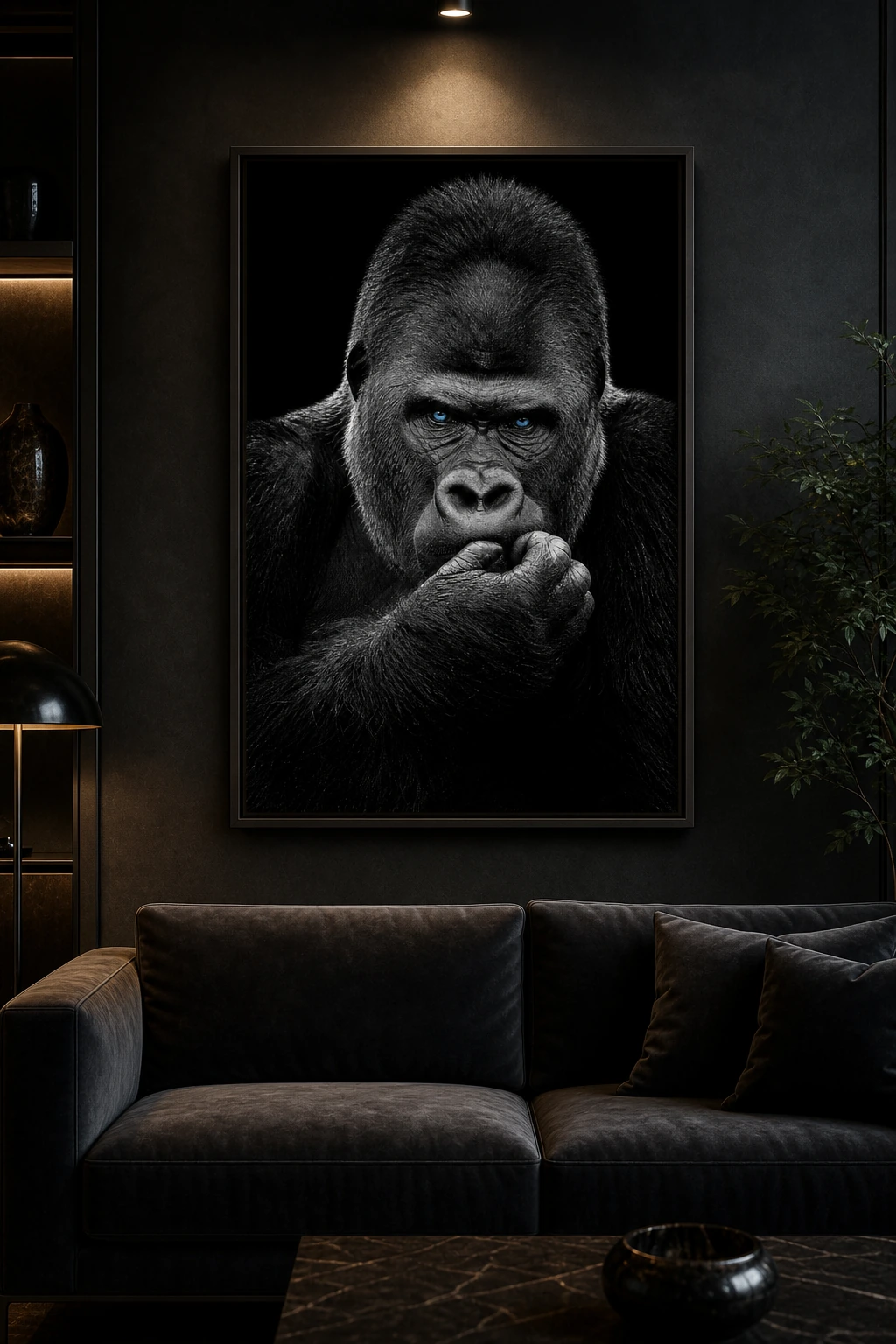 Gorilla – indrammet på væggen